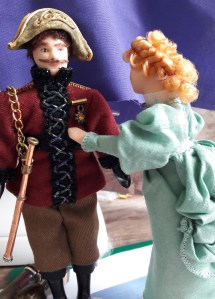 A touching moment for the valiant couple