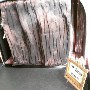 hiding the bird from view